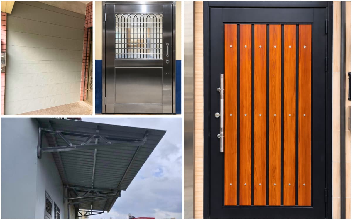 鐵皮工程、門扇安裝